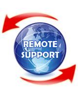 click for remote support
